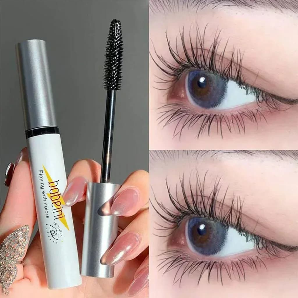 Mascara with small ultrafine head stretching black lashes 3D Extension of the eyelashes Long-wearing black lashes