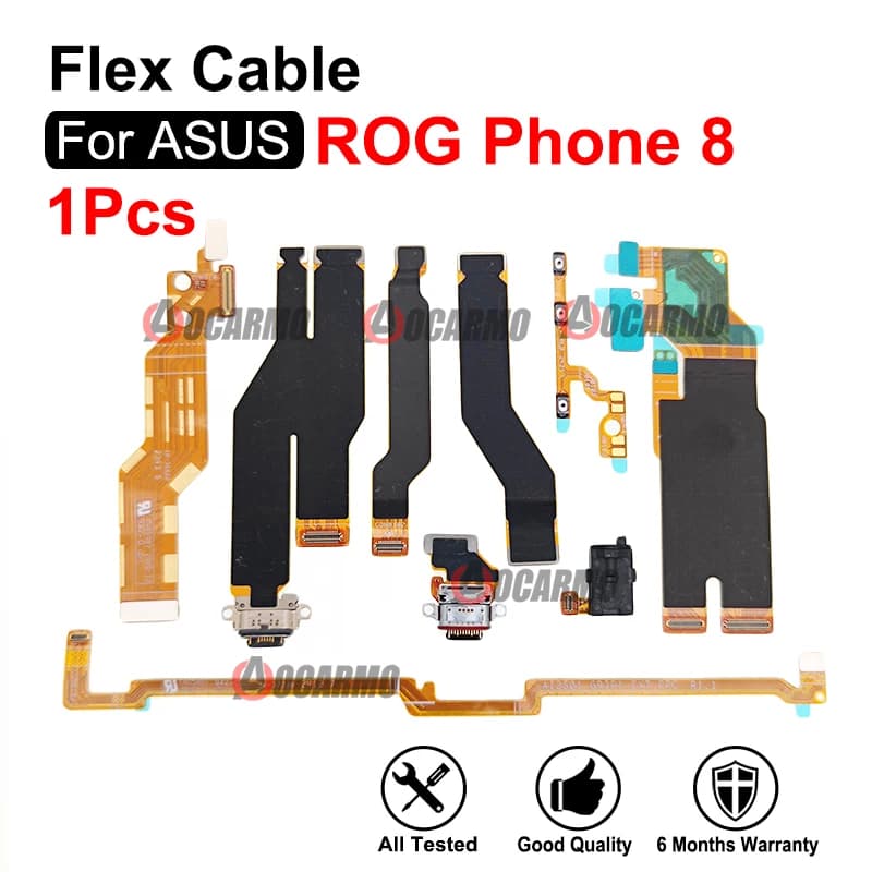 Light Sensor Power Flex Charging Port Connection Flex Cable Repair For ASUS ROG8 ROG Phone 8 MB Connect Flex Replacement Parts