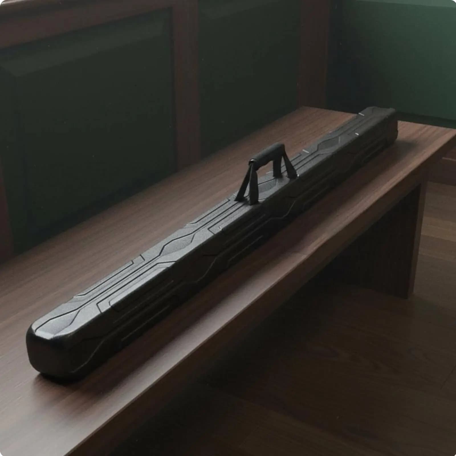 Multi Slot Billiard Cue Case ABS Polyester Lined Hard Cue Carrier Organizer for Professional Pool Tournament Players