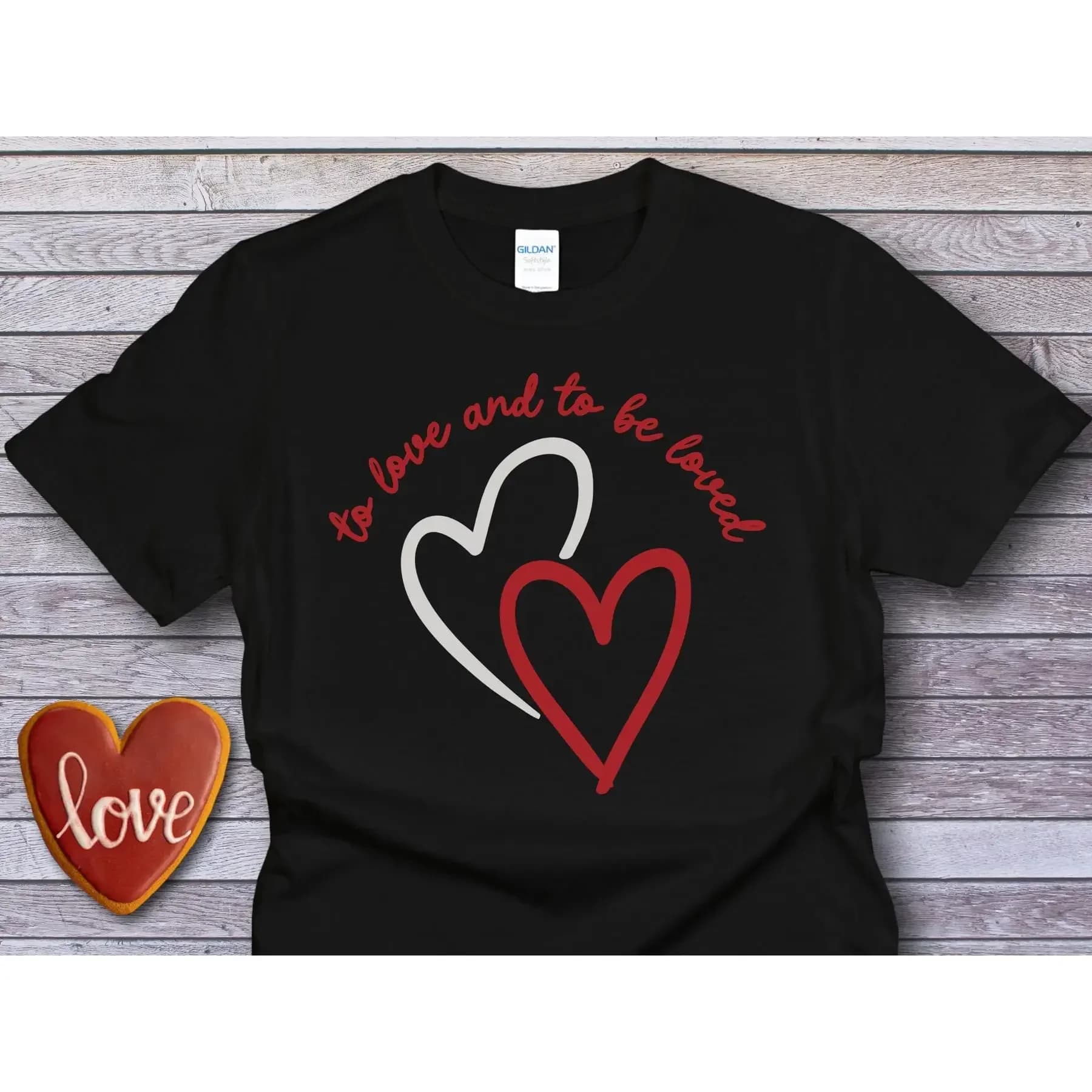 To Love and be Loved T Shirt I you Valentine s Day Anniversary Bride 2063DB