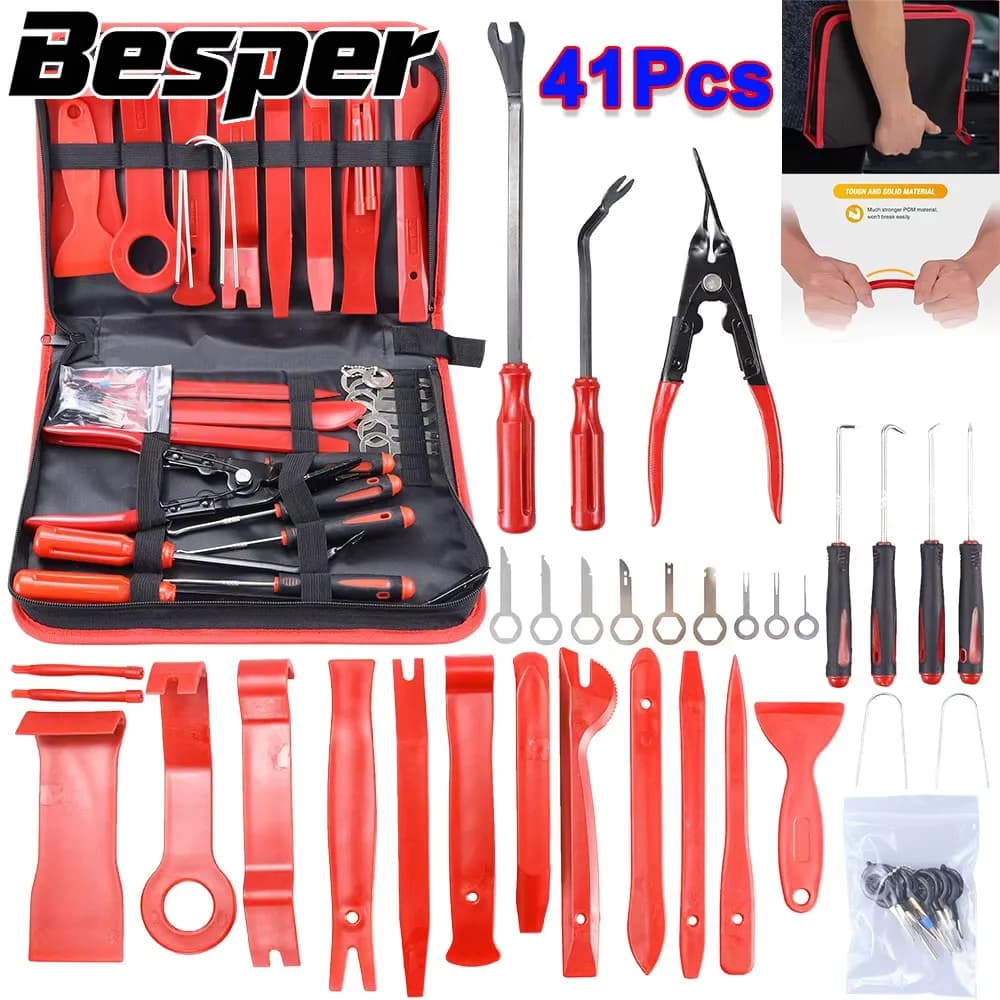Toolkit for removing the car coating for audio/scratch/scratch/scratch/scrap/scrap/screw fastener disassembly of the DIY car panel