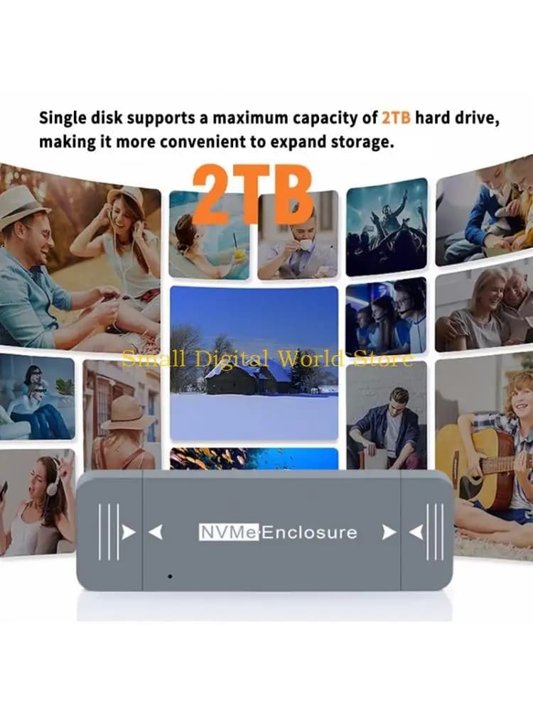 Custodia SSD M.2 NVMe 2230 77UB Adattatore USB C a NVMe da 10 Gbps Custodia SSD M.2 SSD esterno per cellulare