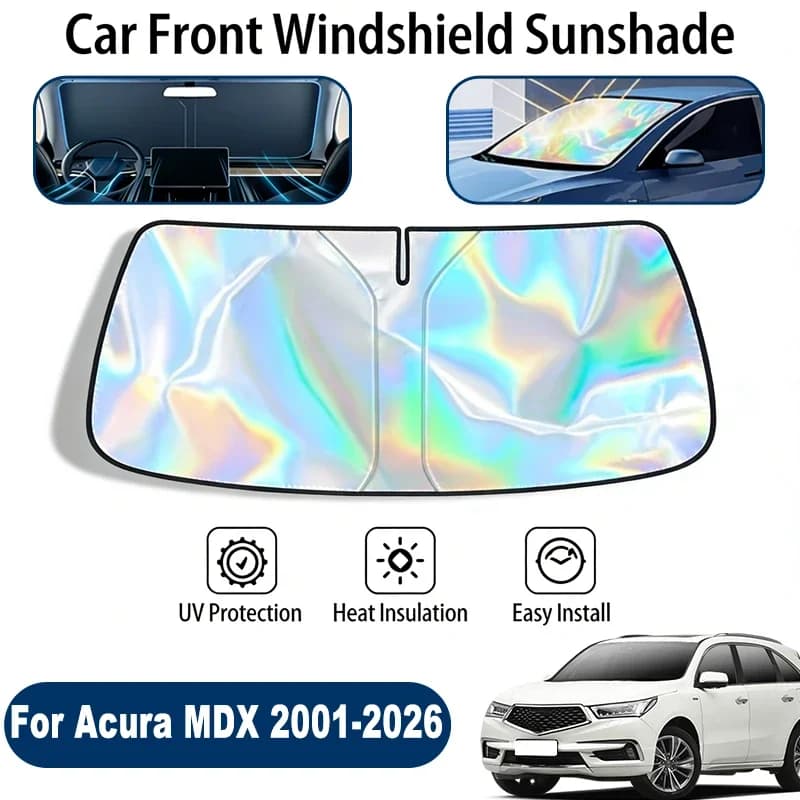 Parasole per Parabrezza per Acura MDX 2001-2026, Pieghevole, Riflettente UV, Protezione Solare per Finestrino Anteriore, Accessori