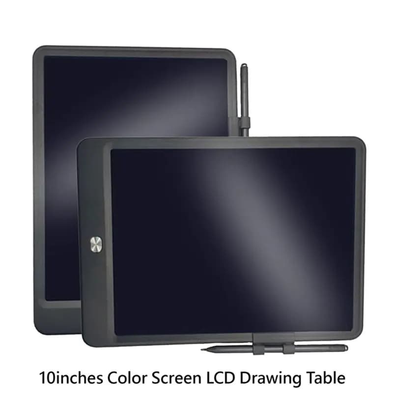OK Tablet LCD da 10 pollici per bambini, giocattoli, strumenti per dipingere, lavagna elettronica per scrivere, educativo per bambini, nero