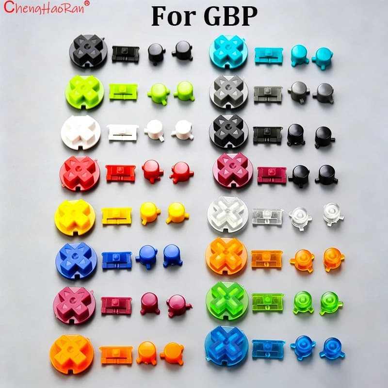 ChengHaoRan 1Set High Quality Repair Replacement Parts 4 In1 For GBP Game Console Color Buttons Accessories