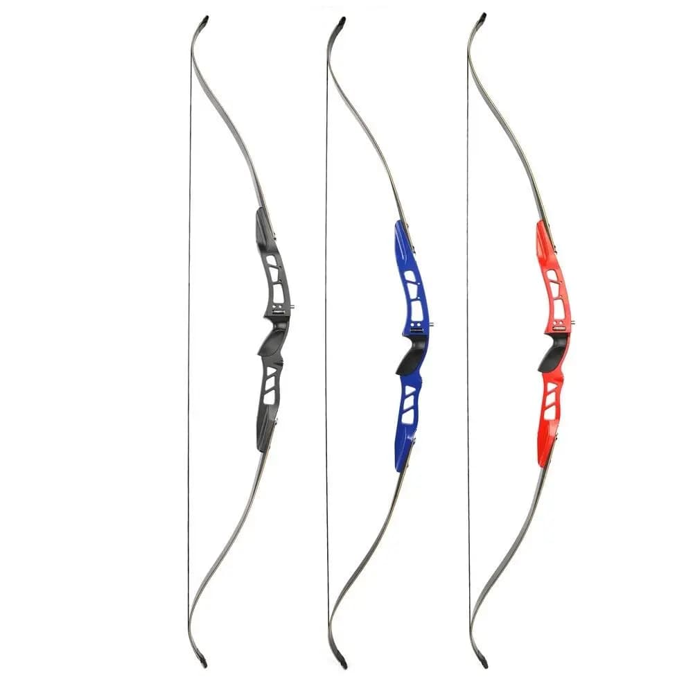 JUNXING F167 arco 66 "ILF tiro con l'arco arco ricurvo 20-40lbs Takedown 23'' Riser in alluminio arti di bambù