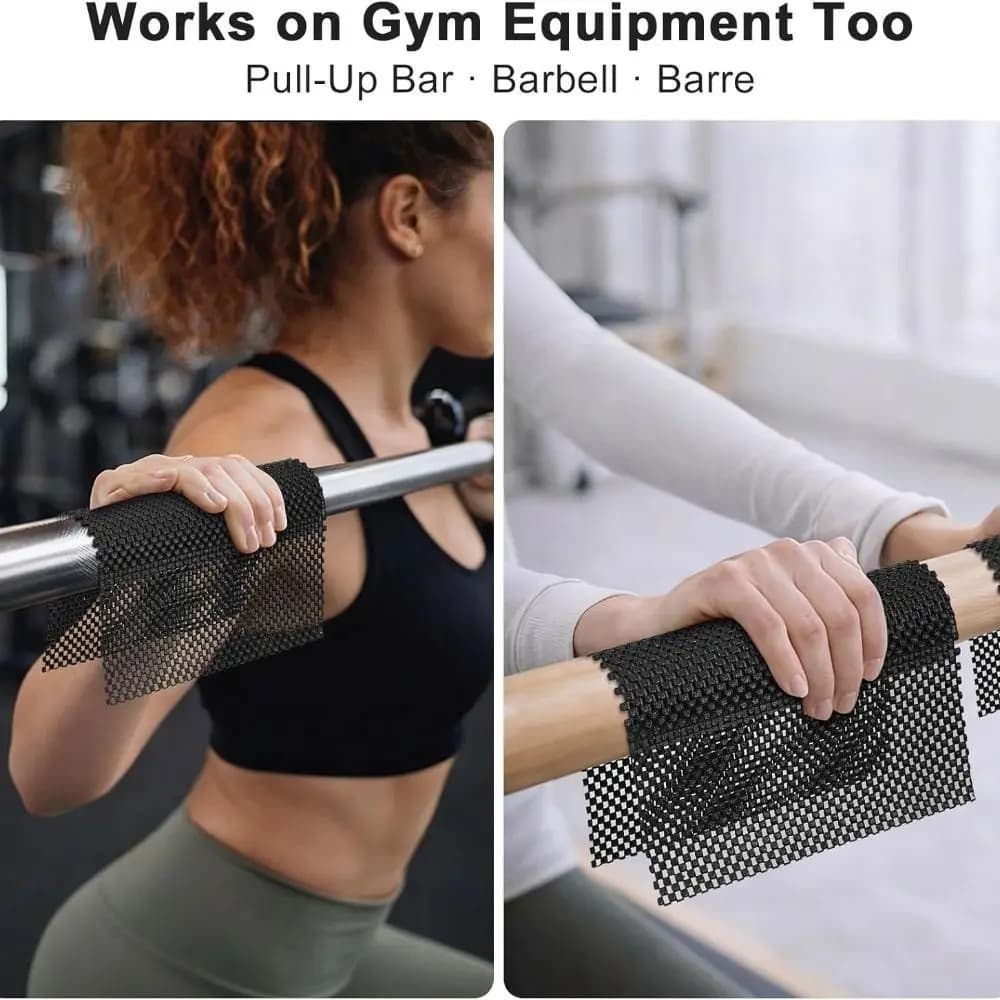 Eco-Friendly Sweat-Absorbent Pilates Grip Pads Breathable Non-slip Grip Mat Lightweight Pull-up Bars Mat Gym Equipment