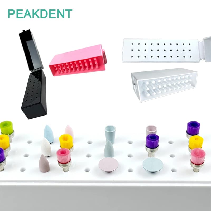 30 hole dental drill bit storage box Dental drill bit box Dental drill bit polishing and grinding drill bit holder drill bit display