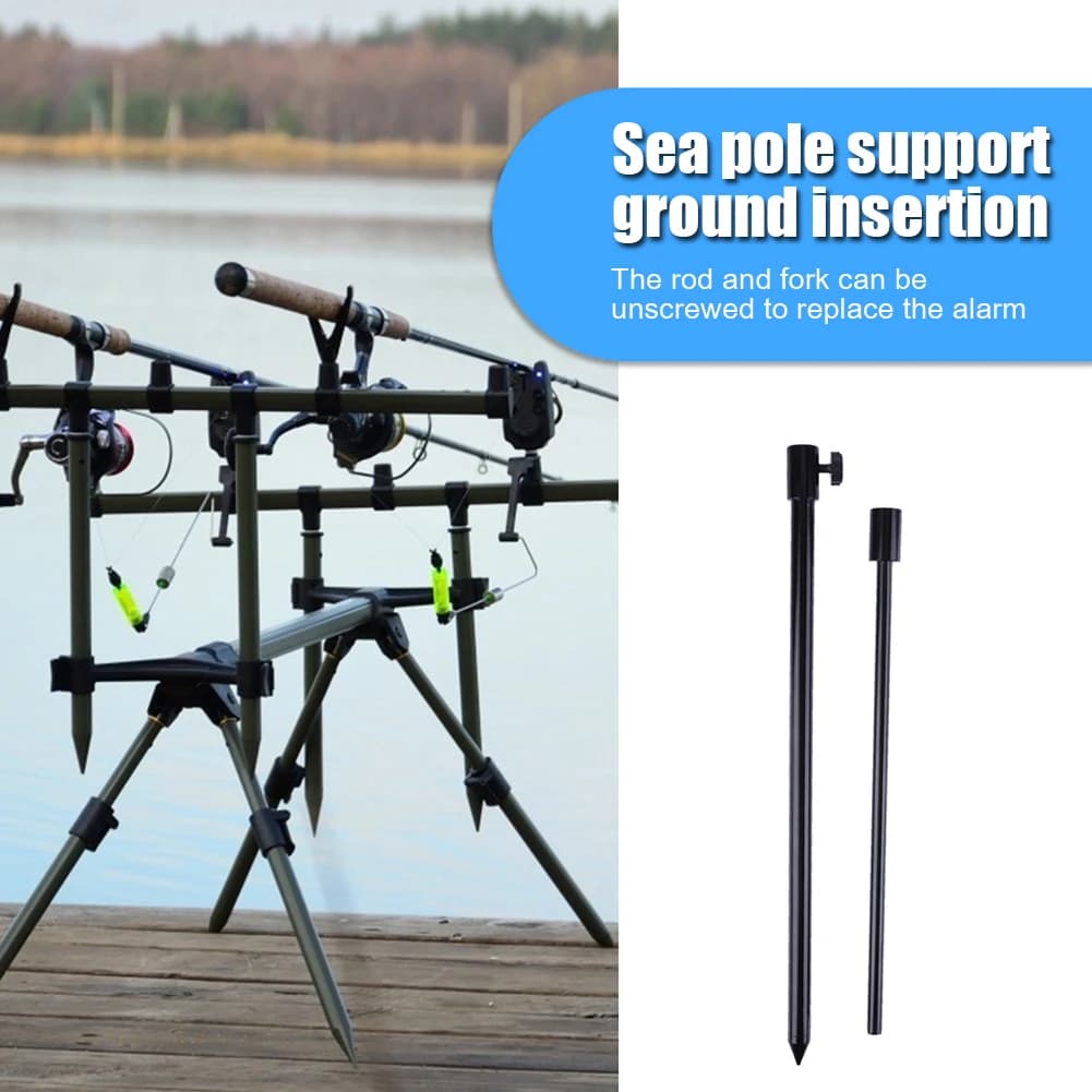 Offerta Speciale: Asta da Pesca Multifunzione Regolabile in Alluminio per Avvisatore Acustico da Pesca