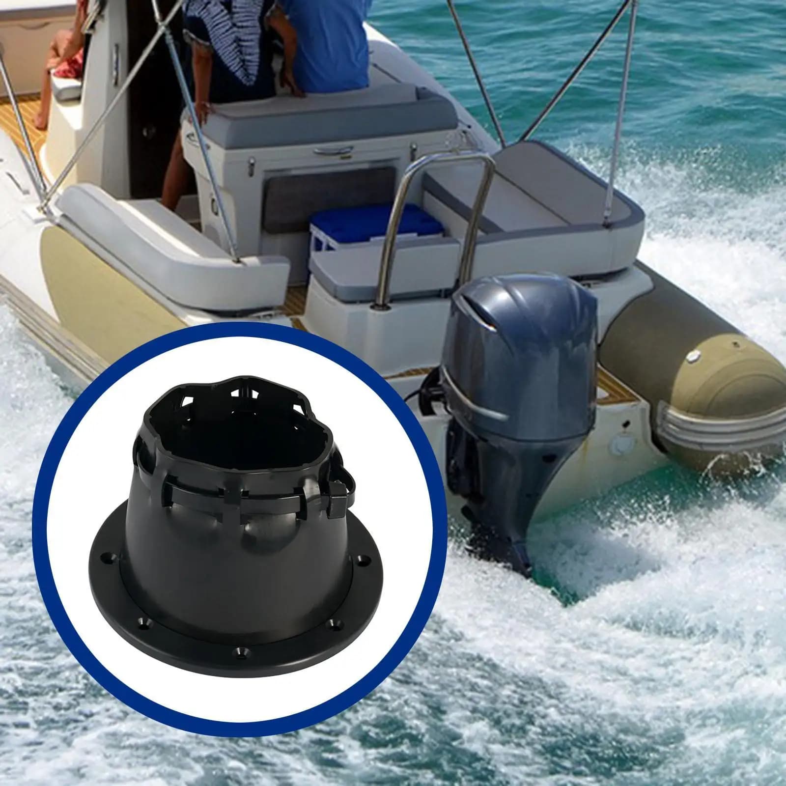 Marine Cable Boot with Cable Tie,Management,Waterproof,Universal Fit Wire Organize Transom Steering Wires Boot Protector
