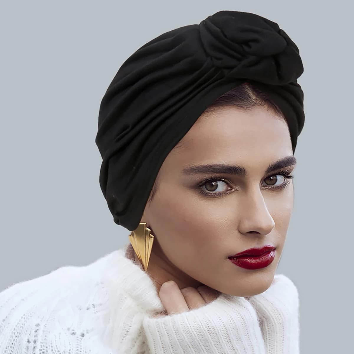 Ramadan Muslim fashion Turbante Cap Solid color Woman Hijab Islamic scarf for head Woman Wrap head Hijab indian hood
