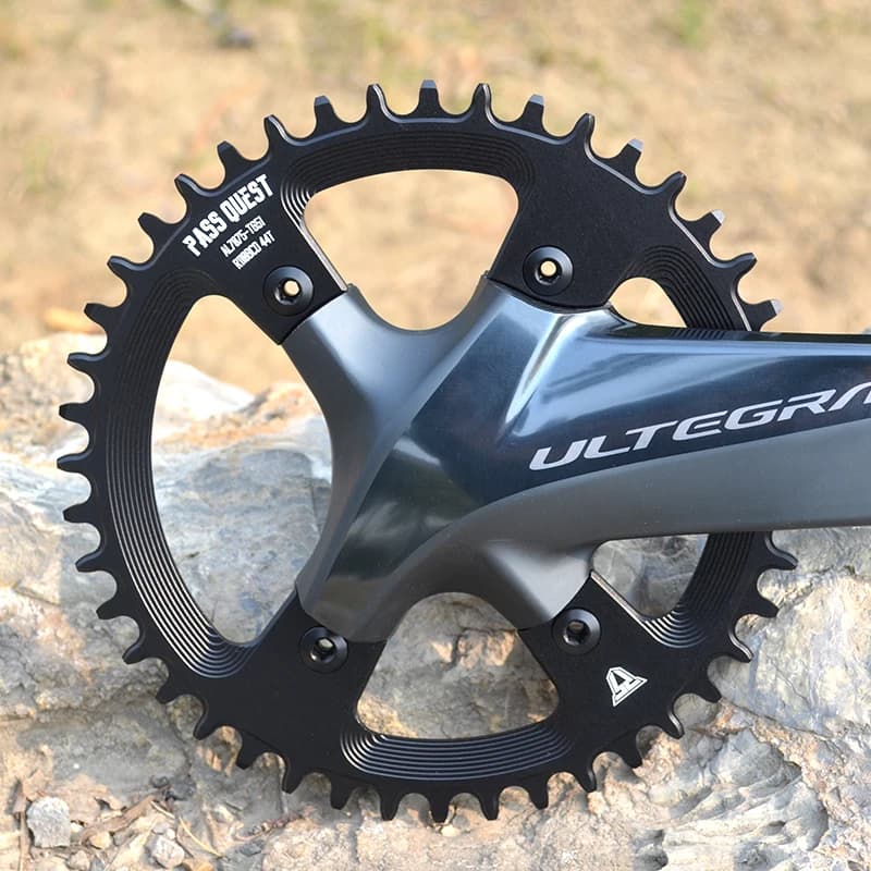 PASS QUEST 110BCD 4 bulloni bicicletta corona stretta denti larghi pignone 38T-58T per SHIMANO DA9100 R7000 R8000