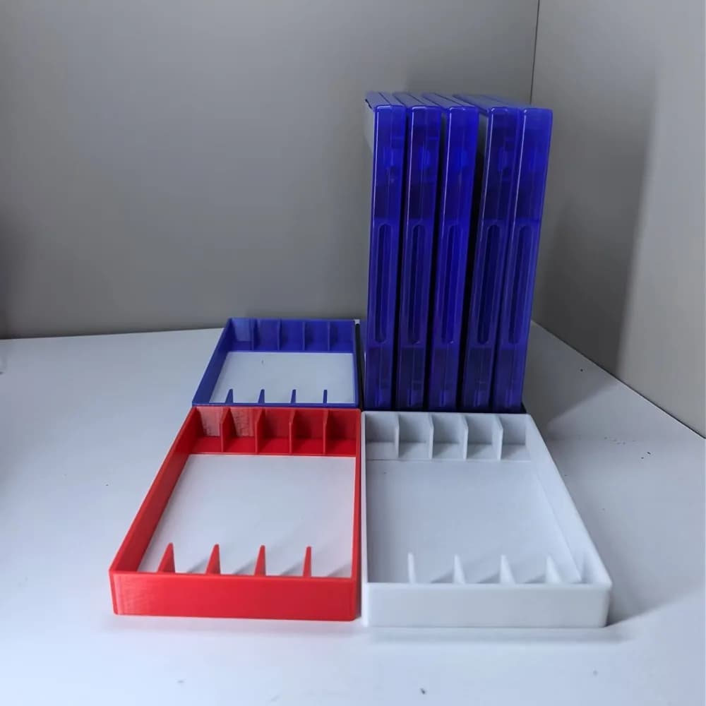 Supporto per 5 Dischi di Gioco Compatibile con PS5/PS4/PS3, Espositore in Plastica per Cartucce di Gioco, Organizzatore per Accessori Console