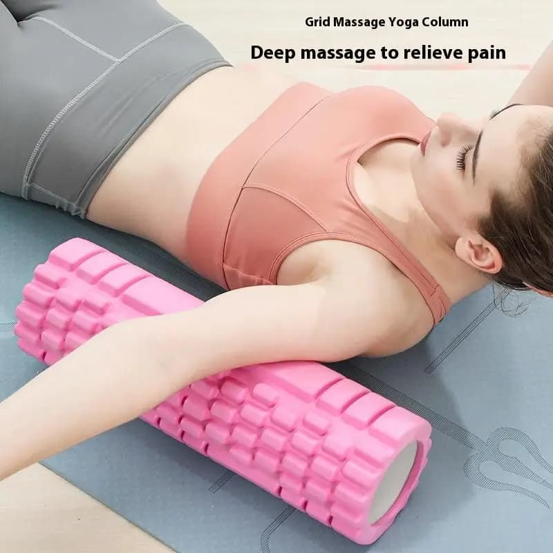 30 cm Yoga Column Rear Roller Fitness Muscle Relaxation Foam Roller Home gym Massage plate Yoga Wheel Exercises Pilates Equipment