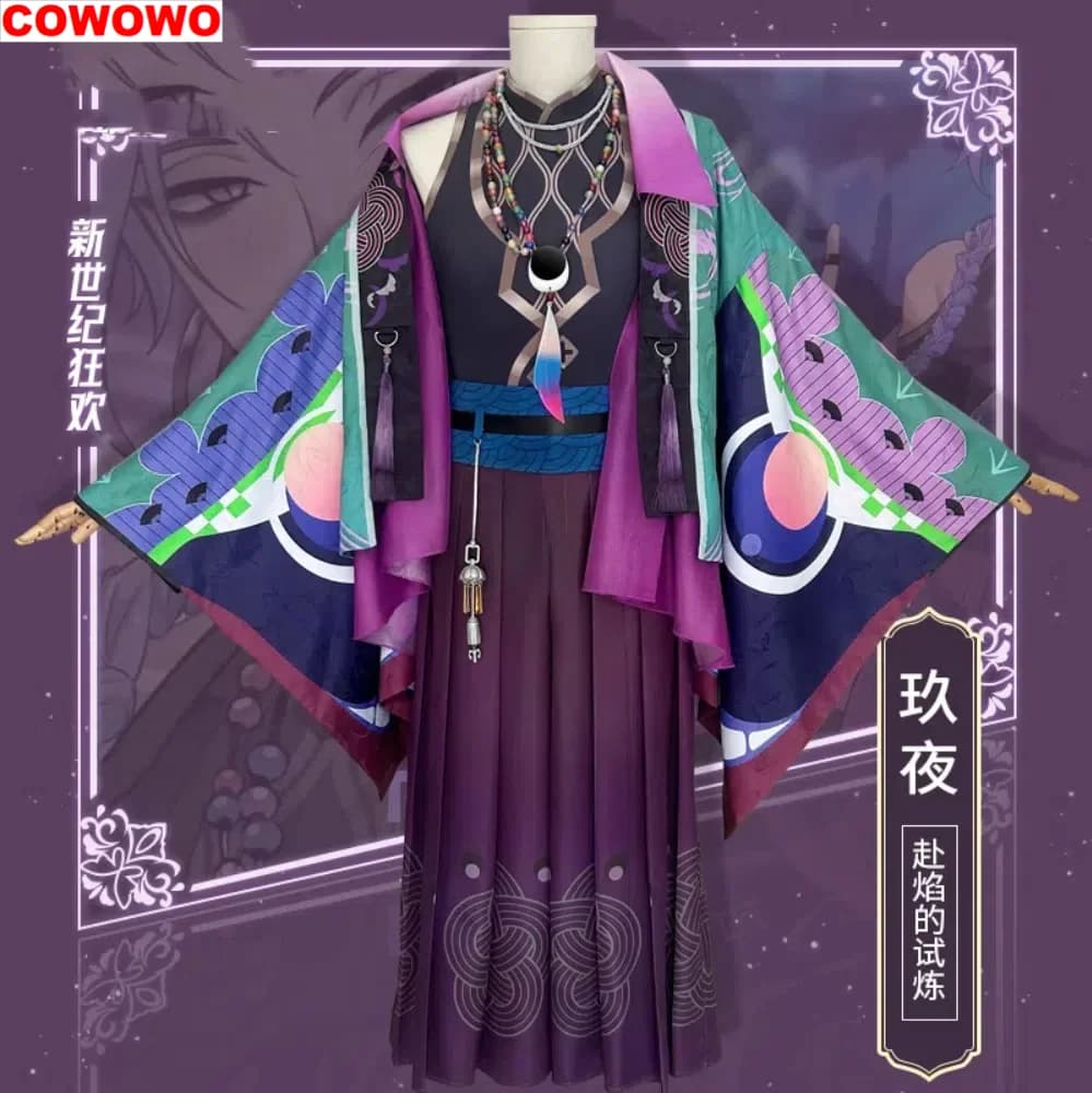 Nu Carnival Kuya Go To The Trial Of The Flames Costume Cosplay Cos Gioco Anime Uniforme da festa Hallowen Gioca a Ruolo Abbigliamento