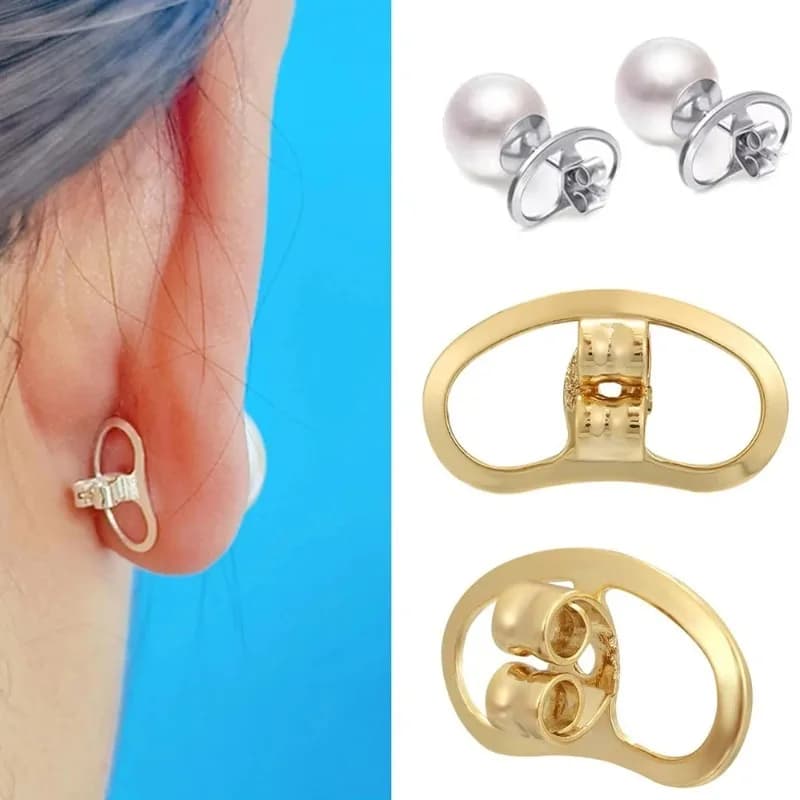 Pignose Orecchino Ascensore Accessori per orecchini fai da te Orecchino grande Supporto anticaduta Blocco orecchio Ascensore Orecchini in acciaio inossidabile