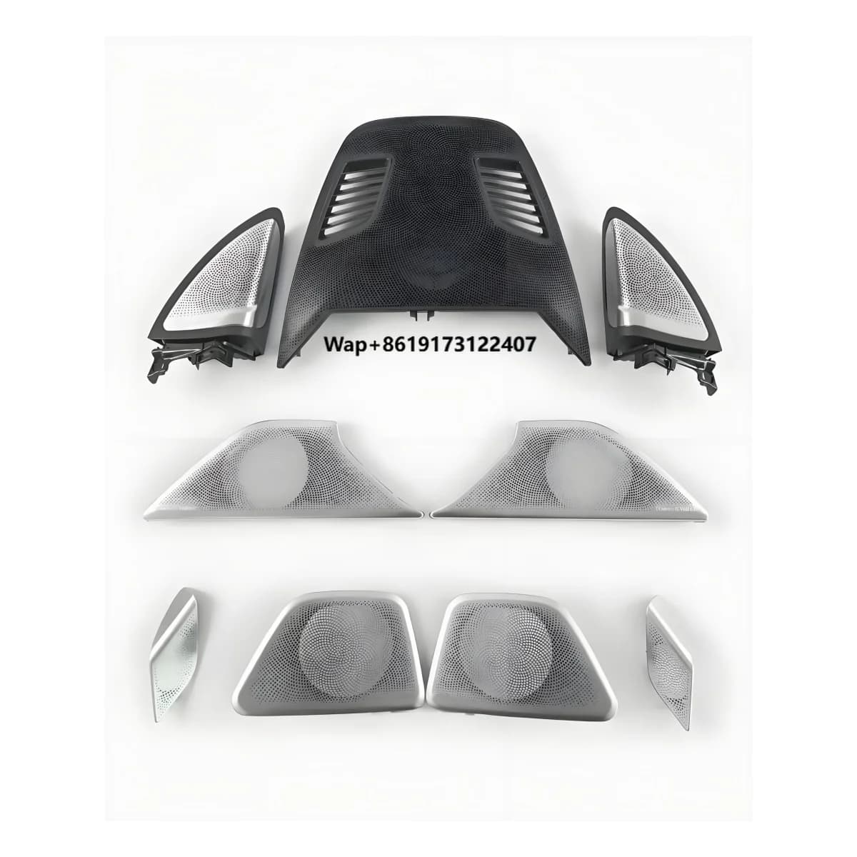 Altoparlante per porta anteriore posteriore Glow Tweeter Illuminazione notturna luminosa Trim Subwoofer Altoparlante audio Corno Copertura LED per il nuovo X5 G05 X7