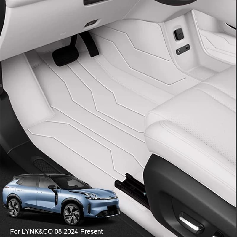 For LYNK & CO 08 2024-Present Custom Leather Nappa Anti-Slip Auto Piede Protect Luxury Zerbino Waterproof Floor Pad Interior accessory