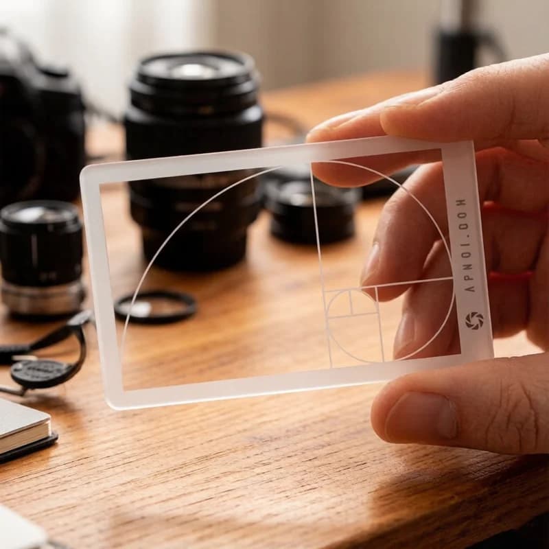 2026 NEW Fibonacci Composition Viewfinder 1/3Pcs Golden Ratio Photo Viewing Frame Portable Photography Positioning Viewer Ruler