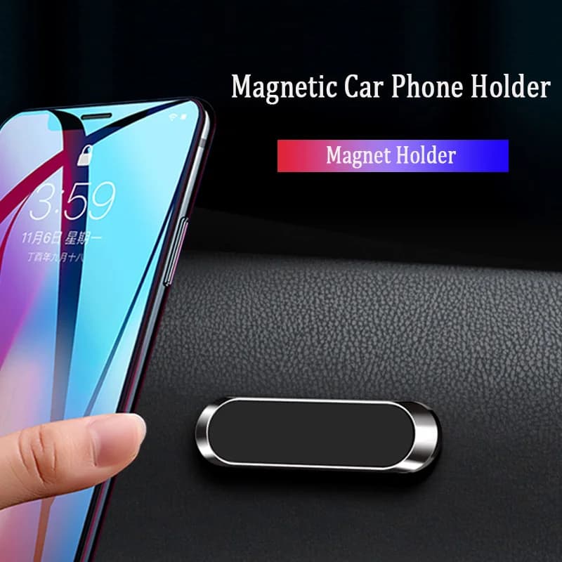Magnetic Car Phone Holder Vacuum Suction Cup Mount for Navigation Bedroom Office Multi Surface Dashboard Cradle New 2026