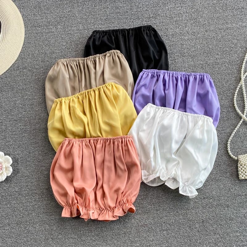Top da donna slim fit a fascia corta, senza spalline e senza schienale, in fibra di poliestere, ideale per l'estate come intimo o capo esterno