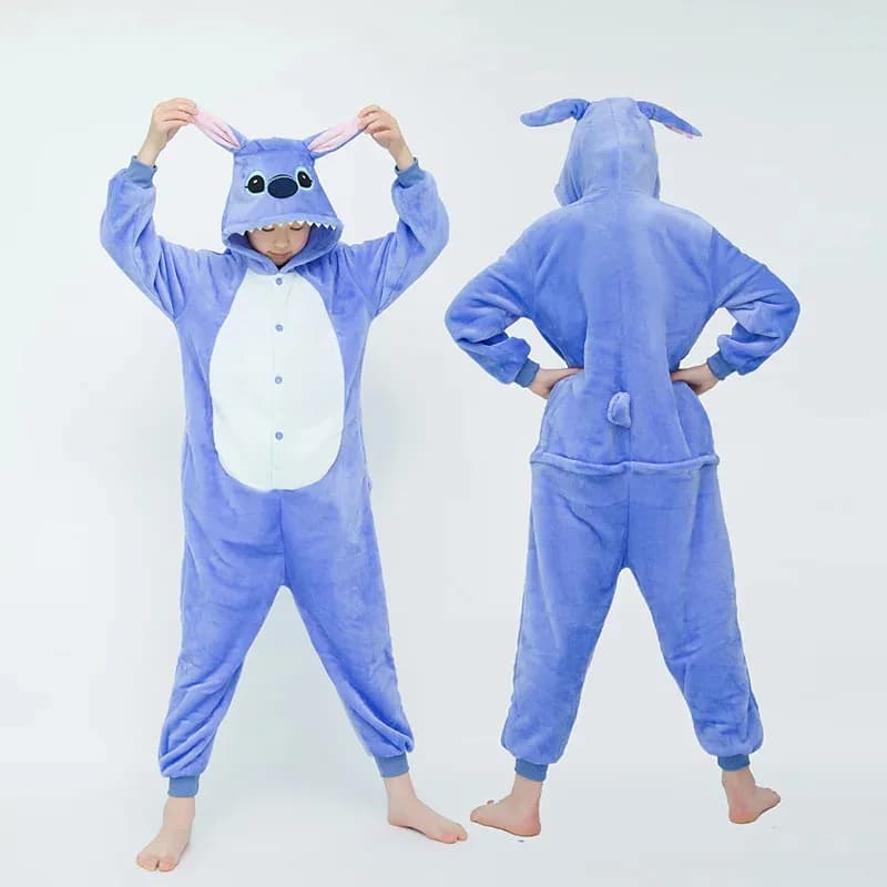 Candy 2025 Kigurumi Stitch Costumi Onesies Mostro Cosplay Pigiama Pigiama per adulti Animale Sleepwear Tuta