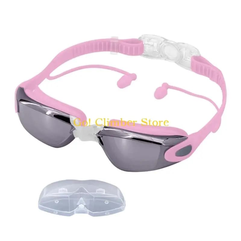 Q84C Waterproof Anti Fog Swim Goggles For Men Women Swimming Snorkeling Underwater