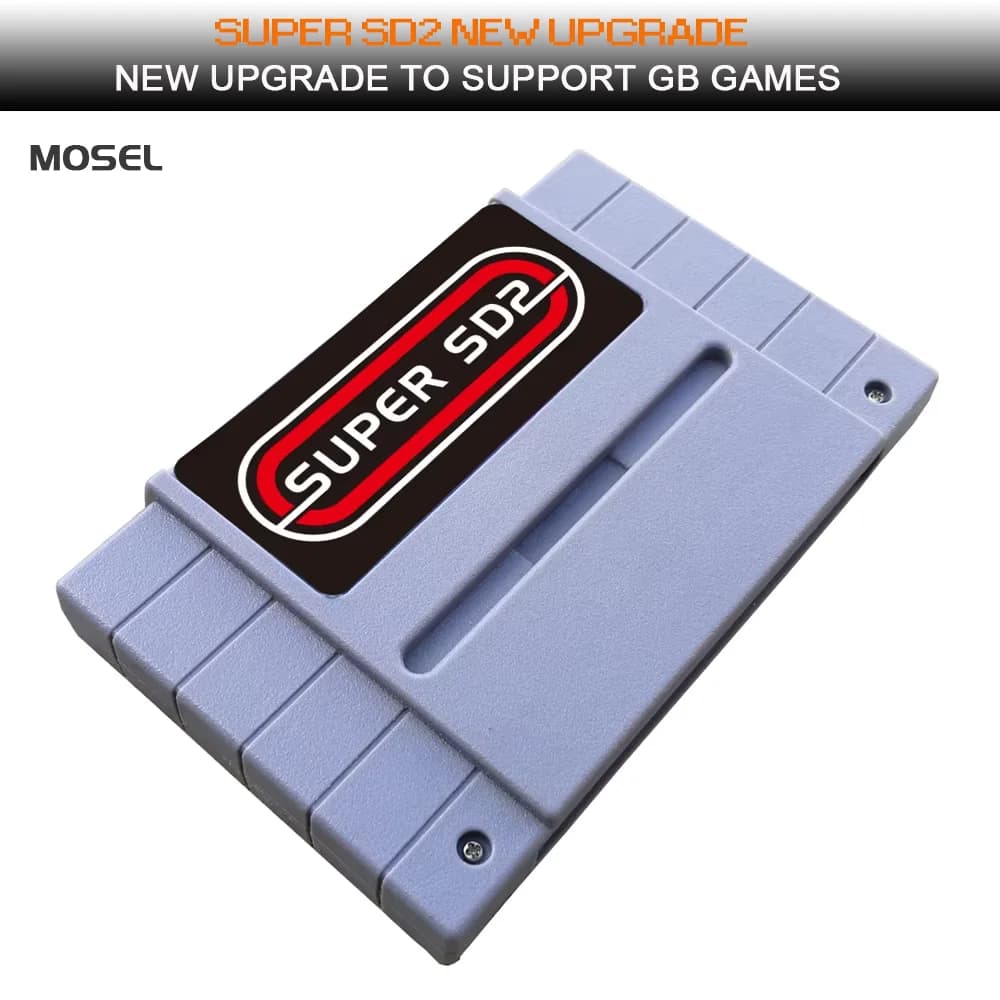 La versione cinese SUPER SD2 pro rev.X snes sfc pro supporta giochi con chip speciali per giochi Super Family Console GB