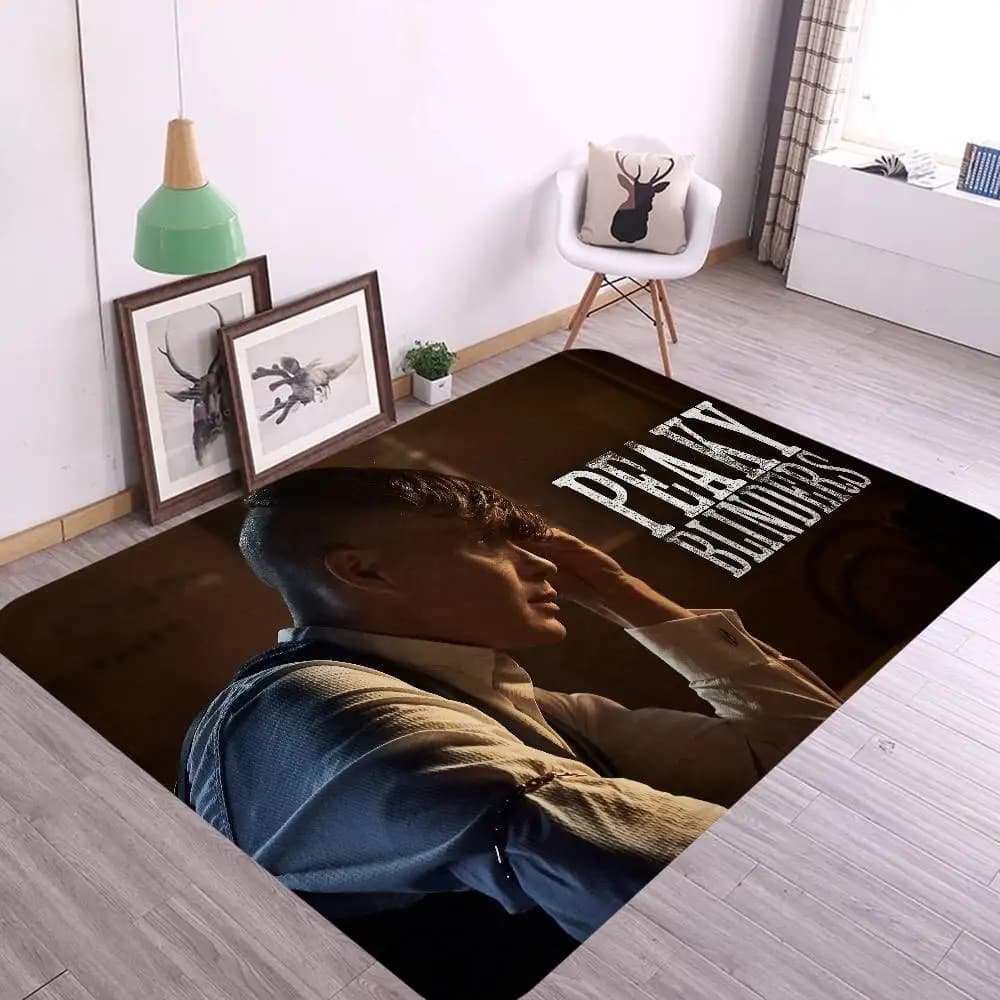 TV Series Peaky Blinders Room Mats Cheaper Anti-slip Modern Living Room Balcony Printed Welcome Rug