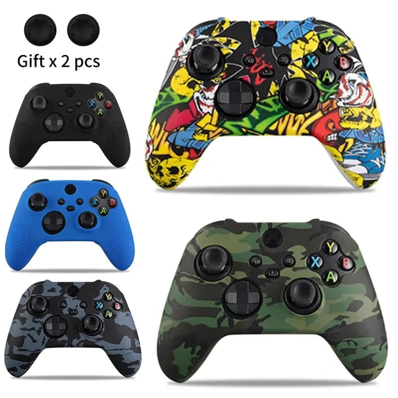 Custodia protettiva in silicone Pelle per controller Xbox Series X/S Accessori per gamepad Manopole per levetta Cappucci Cover per joystick Shell