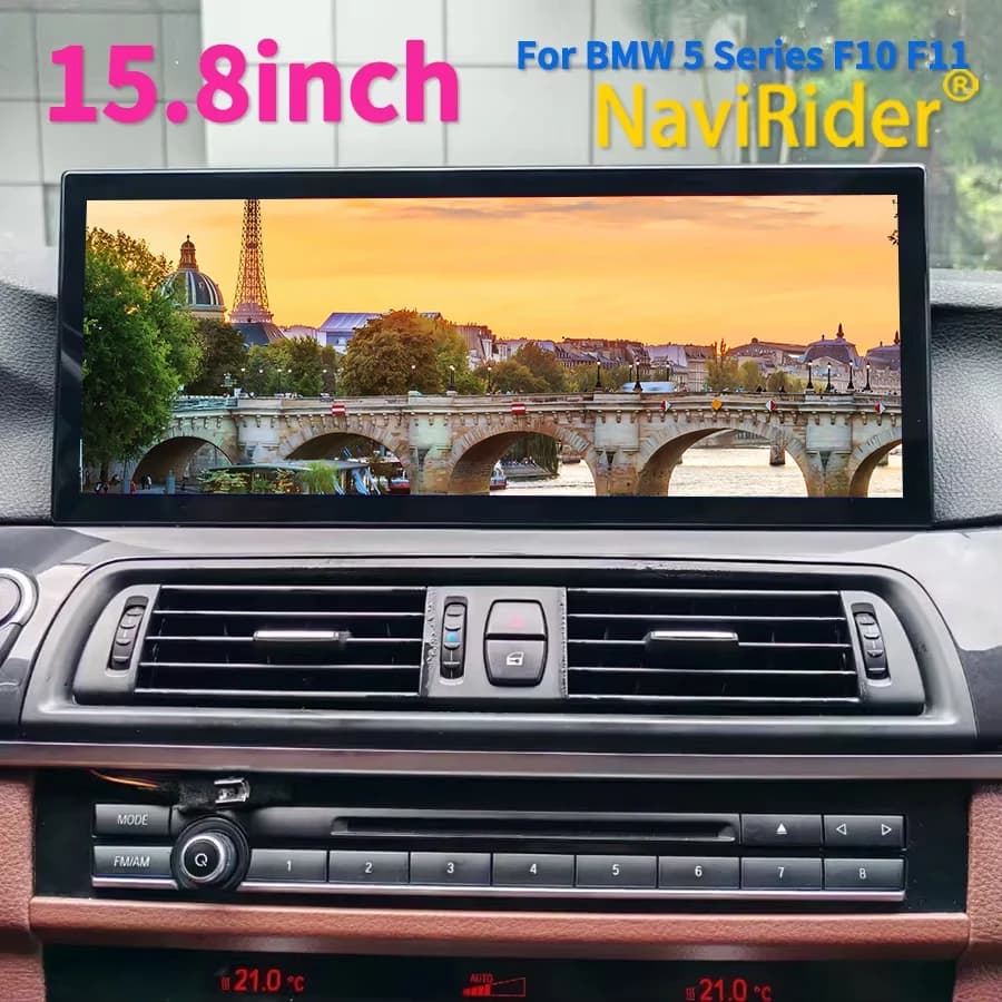 Per BMW Serie 5 F10 F11 2010-2017 15.8 pollici Android 15 Autoradio Wireless CarPlay Android Auto Navigazione GPS DSP Bluetooth 5.0
