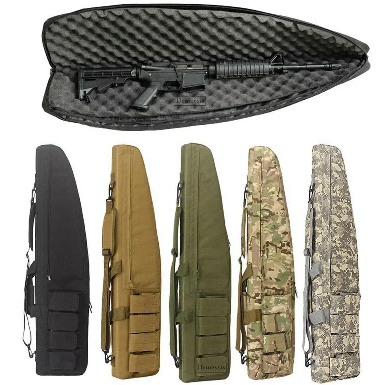 Borsa tattica per pistola Borse per fucile da caccia in nylon Custodia per fucile ad aria compressa Zaino Airsoft CS Attrezzatura da gioco di guerra