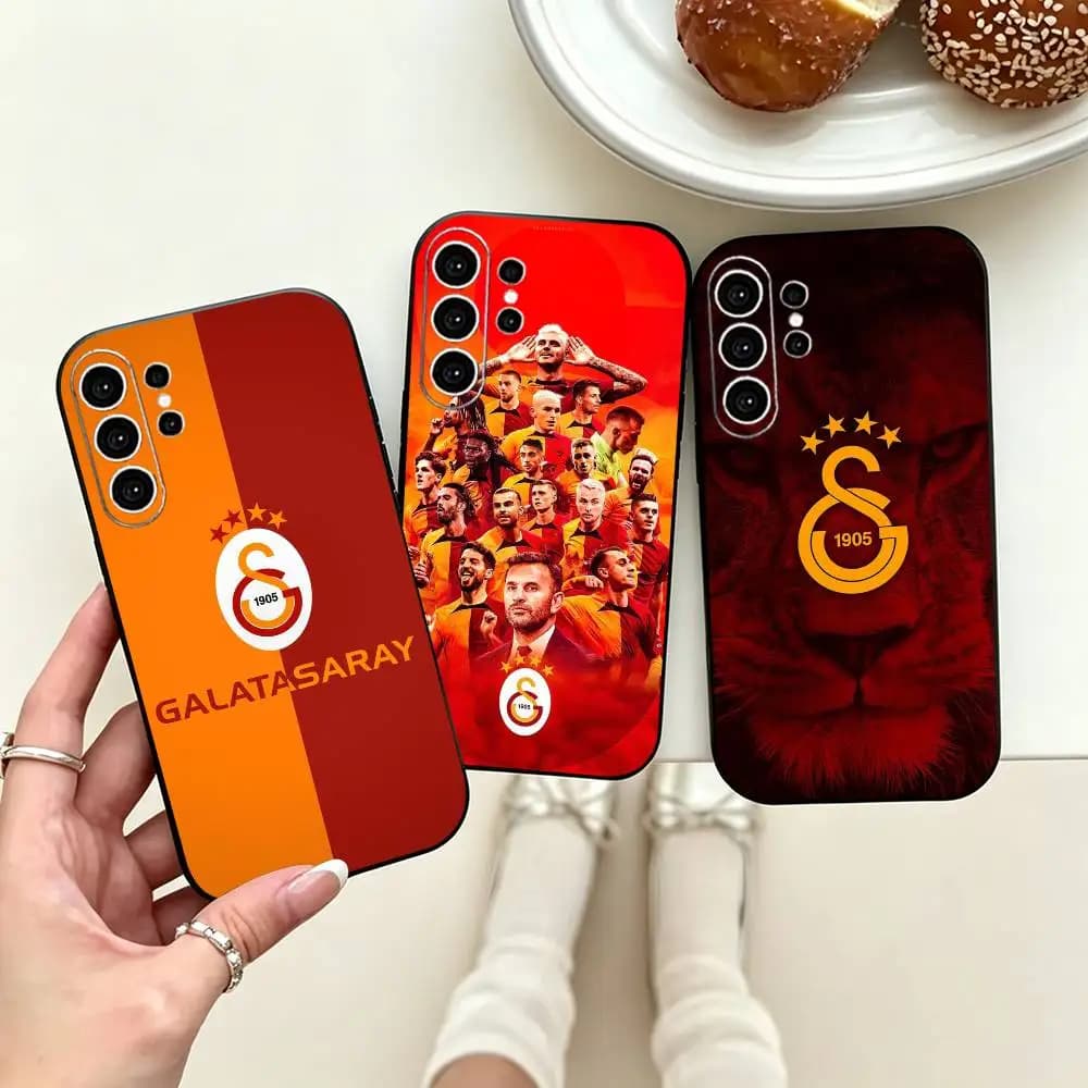 Football team galatasaray Phone Case For Samsung S25,S24,S21,S22,S23,S30,Ultra,S20,Plus,Fe,Lite,Note,10,Black Cover