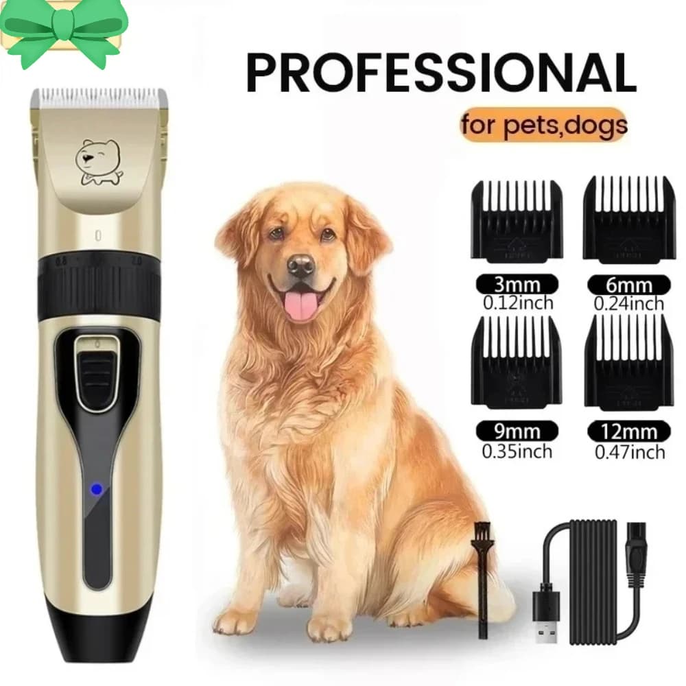 Tosatrice Professionale per Animali Domestici Ricaricabile USB, Tosatrice Elettrica per Cani e Gatti, Macchina per Taglio del Pelo