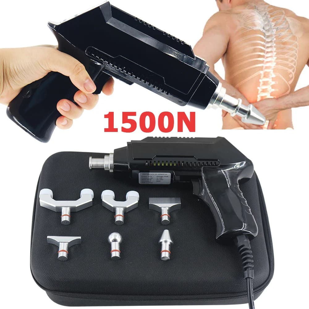 New Electric Gun for Correction 1500N, Cervical Massage Tool and Vertebral Column, Allevia il Dolore Lombare, Chiropratico Device for Health Care 2026
