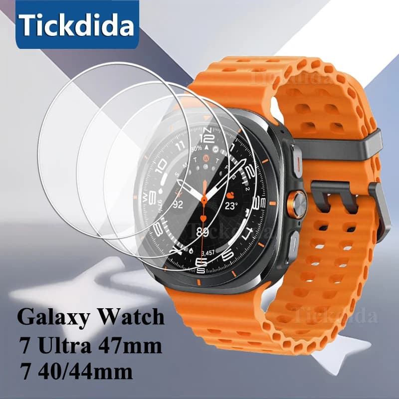 1/2PCS Vetro Temperato per Samsung Galaxy Watch 7 Ultra 7 40mm 44mm Pellicola Della Protezione Dello Schermo Anti-Graffio per Galaxy Watch 7 vetro