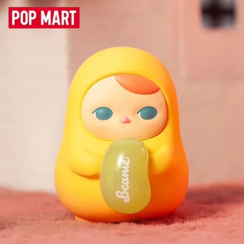 POP MART PUCKY Serie di fagioli rilassanti Scatola cieca Giocattoli Kawaii Anime Action Figure Decorazione del desktop Scatola misteriosa a sorpresa Borsa cieca