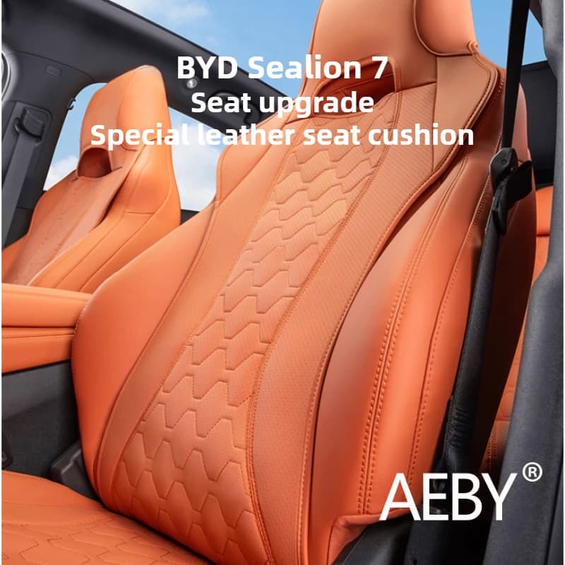 AEBY Per BYD Sealion 7 2024 Set Cuscini Seggiolino Auto, Cuscino Lombare Supporto Schienale, Comfort Elastico Coprisedili Auto Accessori