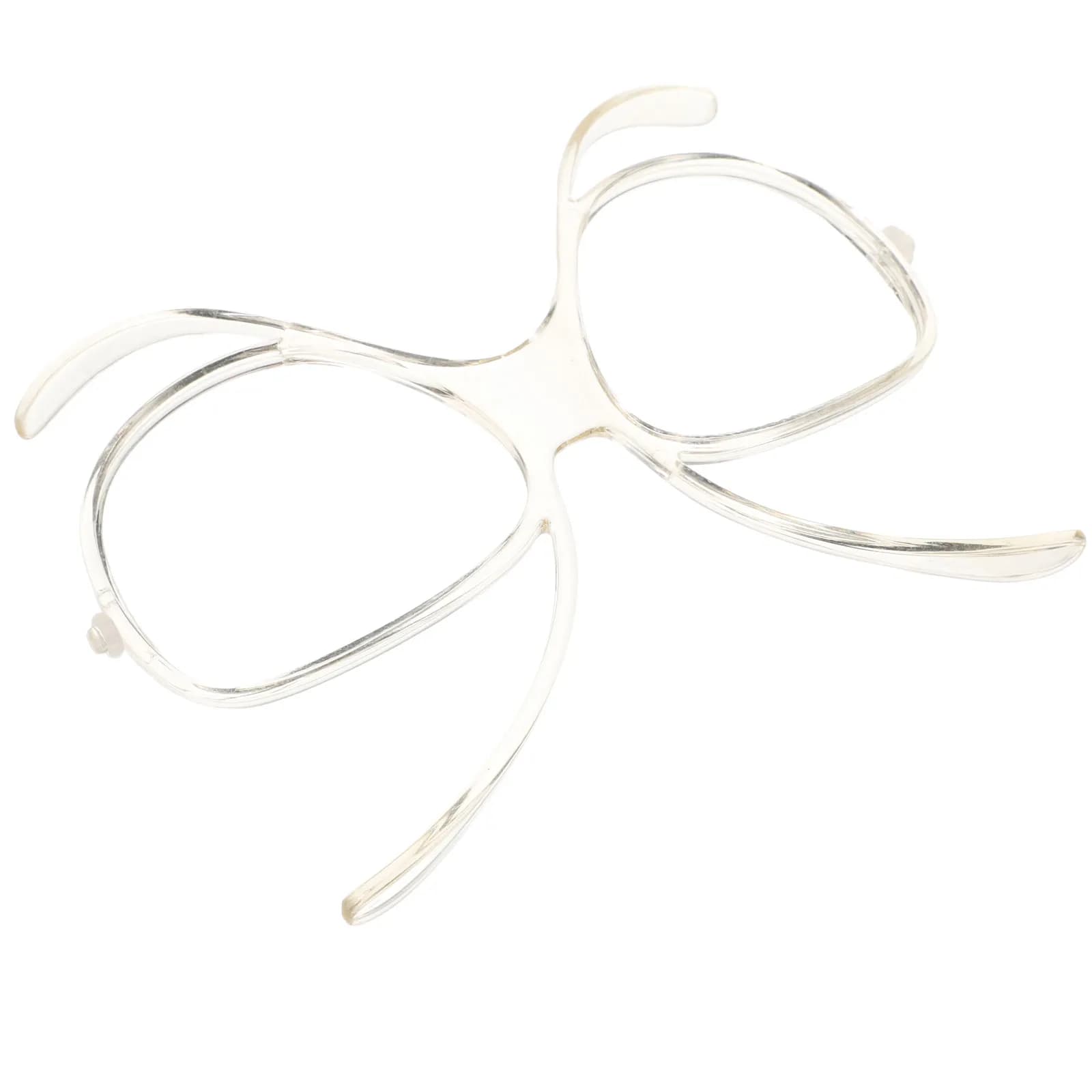 Universal Goggle Insert Inner Frame Adjustable Bendable Optical Adaptor for Ski Snowboard Goggles Clear Vision for Glasses