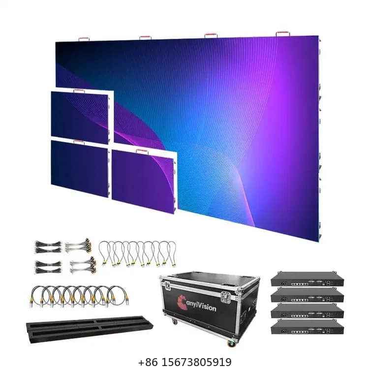 Schermo LED P3.9 per Palco da Concerto, Facile Installazione, Schermo LED Gigante per Studio TV
