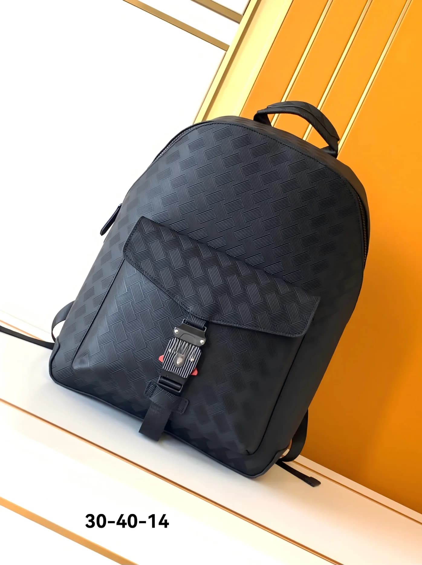 2026 Bag Top-Grain Leather Backpack for Men, Classic Craftsmanship Series with Premium Hardware