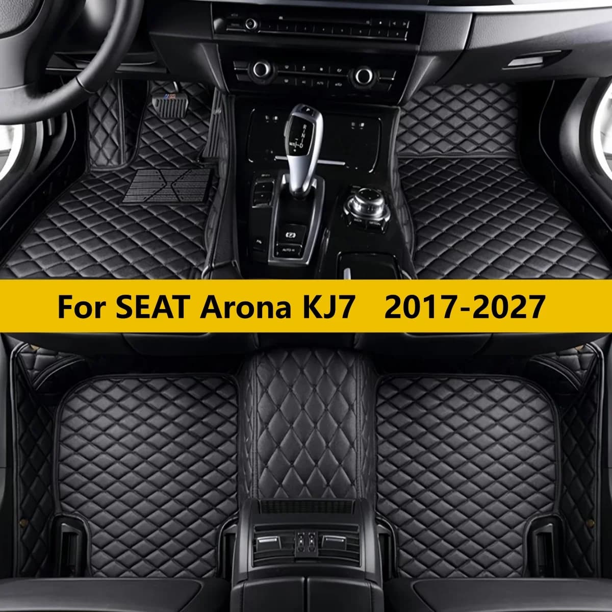 Car Floor Mats For SEAT Arona KJ7 2017 2018 2019 2020 2021 2022 2023 2024 2025 2026 2027 Auto Carpets Foot Coche Accessories