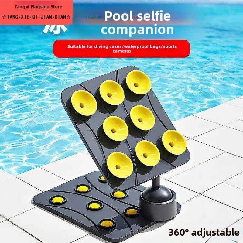Supporto a ventosa potente per piscina, impermeabile, per fotografia subacquea con cellulare