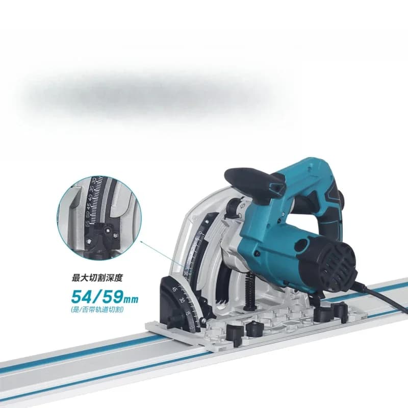 Craftsmanship Woodworking Dust-free Track Saw Portable Multifunctional Bevel Cutting Gypsum Board Special Cutting Machine