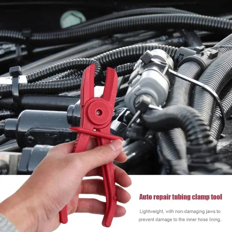 3 pezzi set di strumenti per fascette stringitubo in nylon pinza per fascette per linea acqua carburante freno strumento a mani libere strumenti di riparazione auto pinze per tubi flessibili