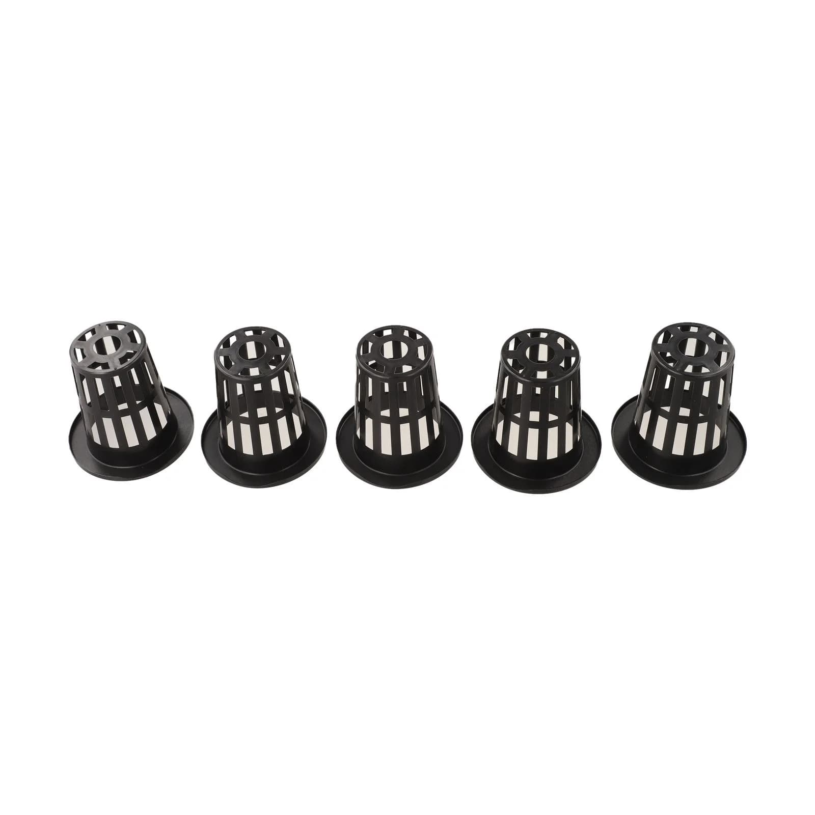 Set of 25 Garden Plants Plastic Net Vases, Can be used in Basket Containers, Suitable for Cloning Machines and Aeroponic Use