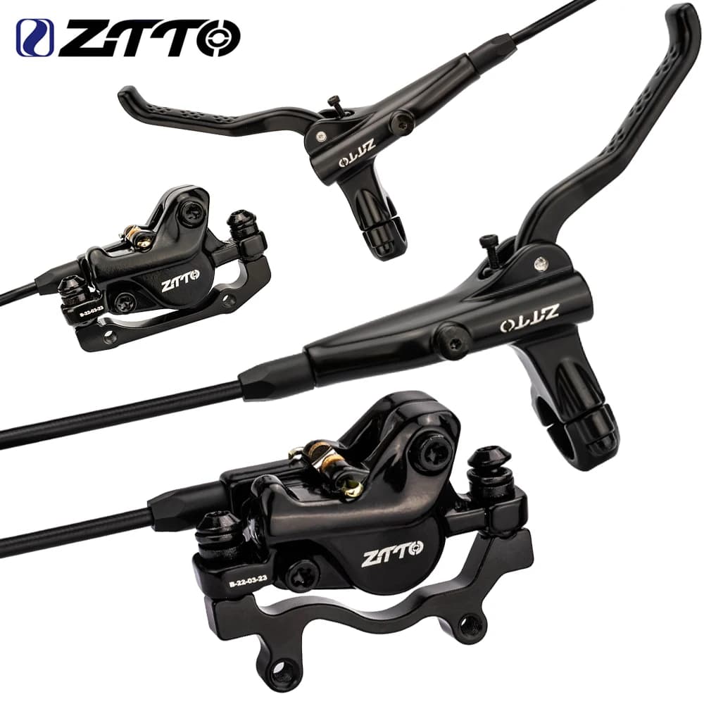 ZTTO MTB Bicycle Hydraulic Disc Brake 74mm PM 2 Piston XC Trail Mineral Oil Pressure Calipers Metal Mountain Bike Brake Pads