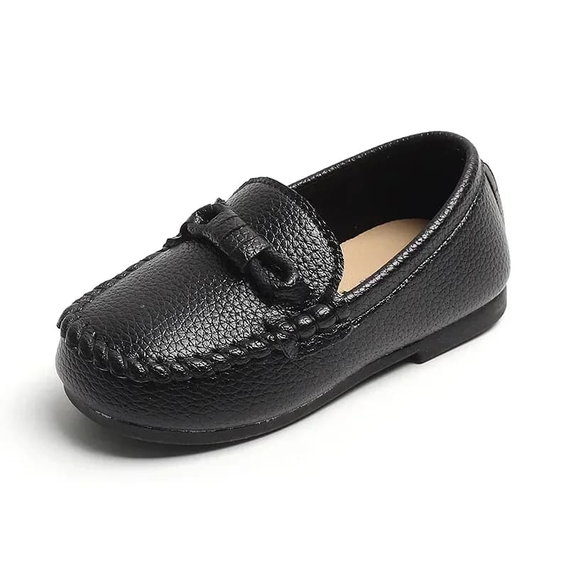 Scarpe in pelle per ragazzi Nero Bianco per la festa scolastica Matrimonio Bambini Mocassini formali Mocassini morbidi slip-on Mocassini per bambini 21-30