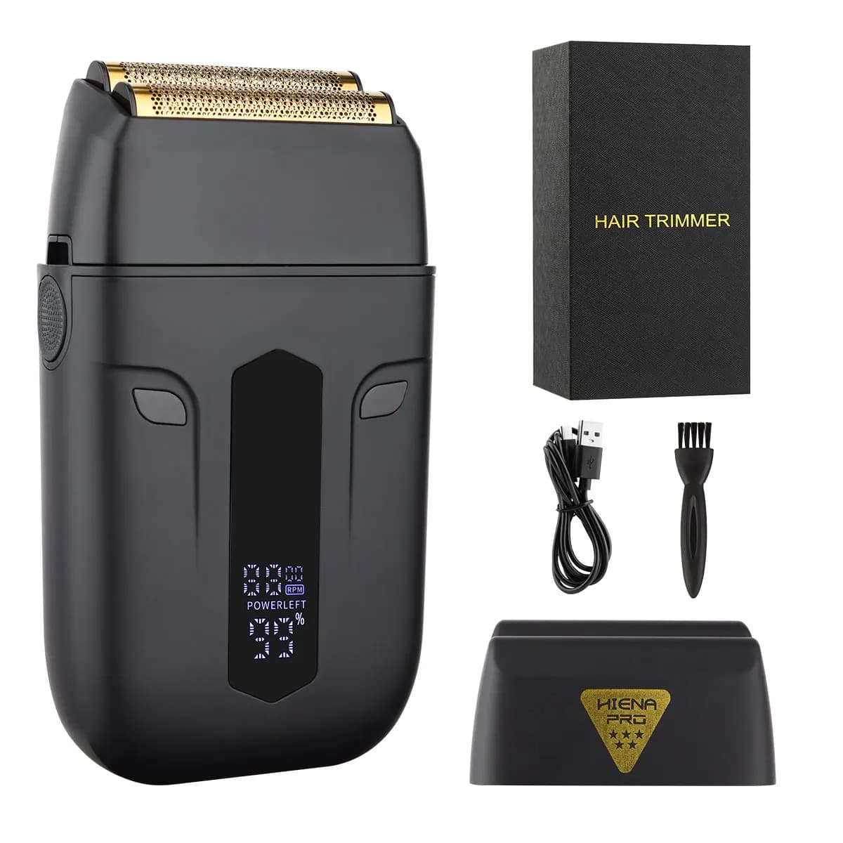 Hair Razor Professional Electric Shaving Machine Trimmer For Shaving Waterproof Metal Razor Digital Display Razor For Men
