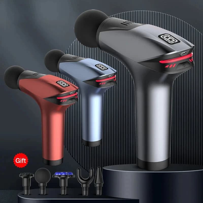 2026 New Portable Massage Gun Percussion Pistol Massager Professional Deep Muscle Massager Neck And Back To Relax And Slim Down.